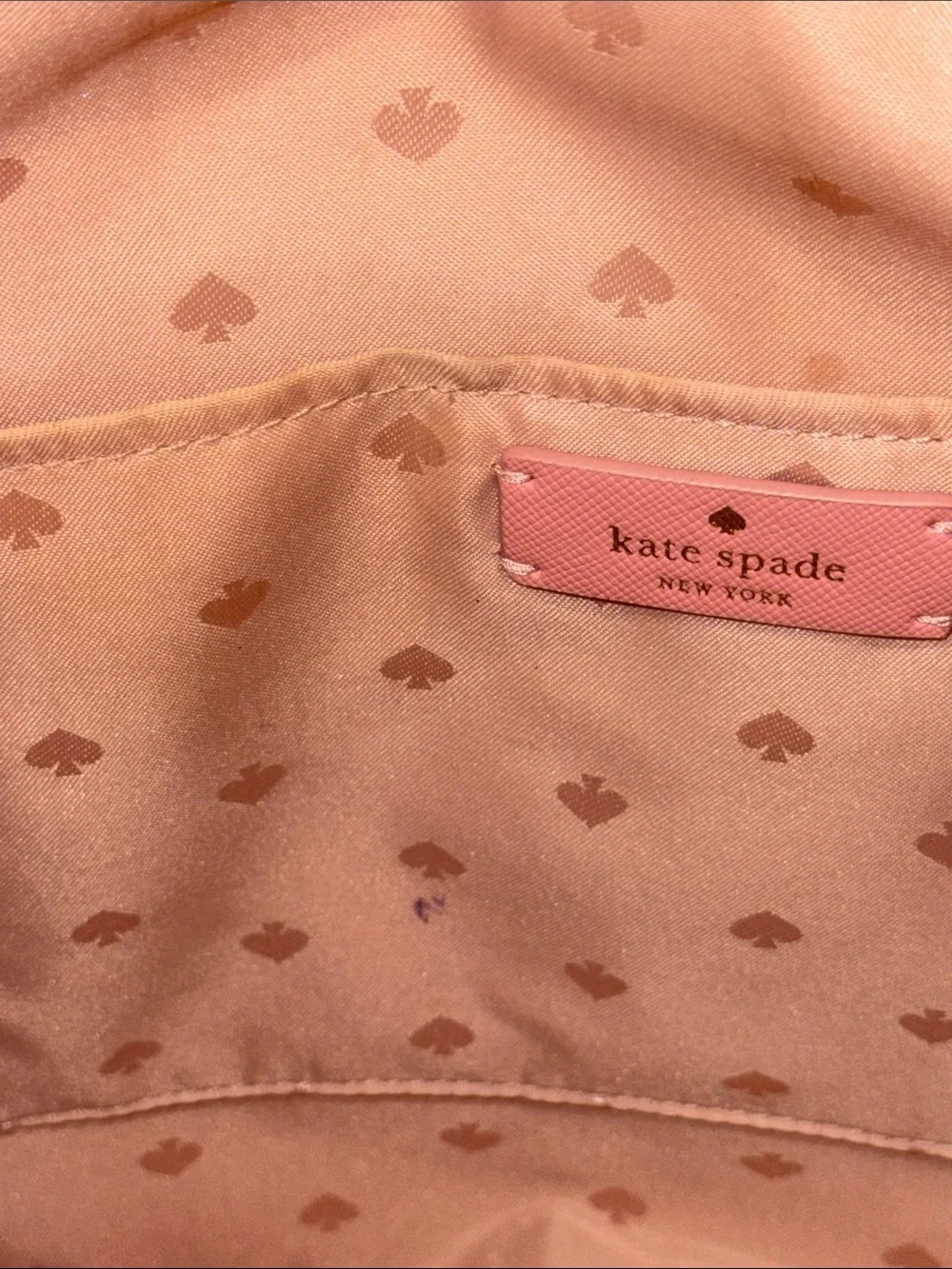 Kate Spade New York Bag Flash Glitter Pink Large Glitter-Trim Tote - Picture 14 of 17